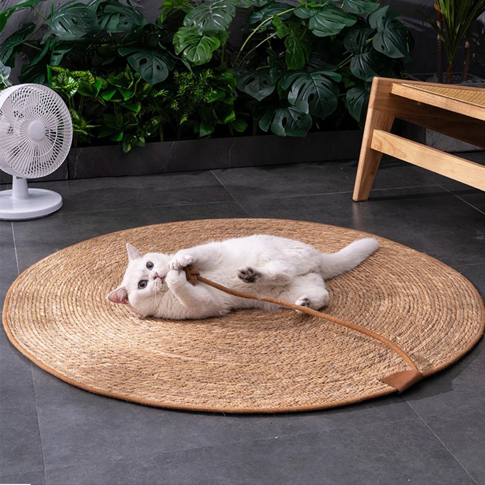 FURSHIELD – Tappetino per graffi in rattan ecologico per la sicurezza dei mobili e la cura delle unghie
