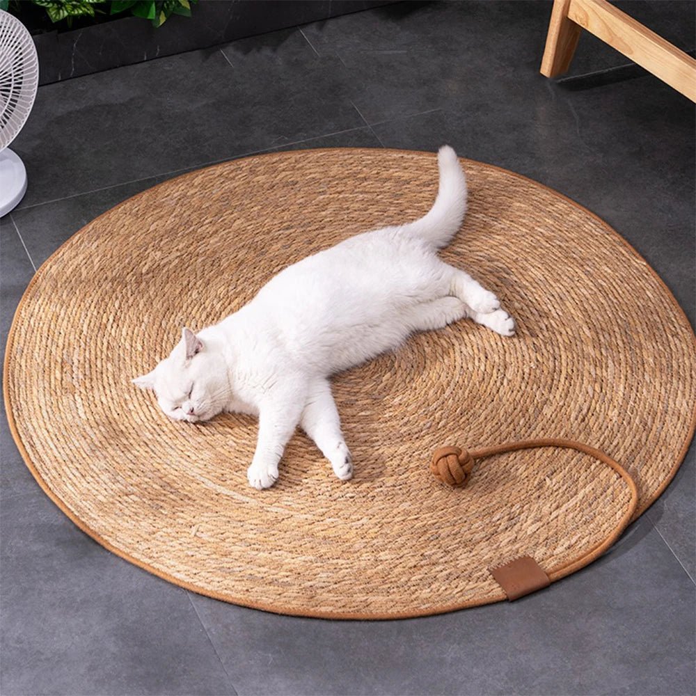FURSHIELD – Tappetino per graffi in rattan ecologico per la sicurezza dei mobili e la cura delle unghie