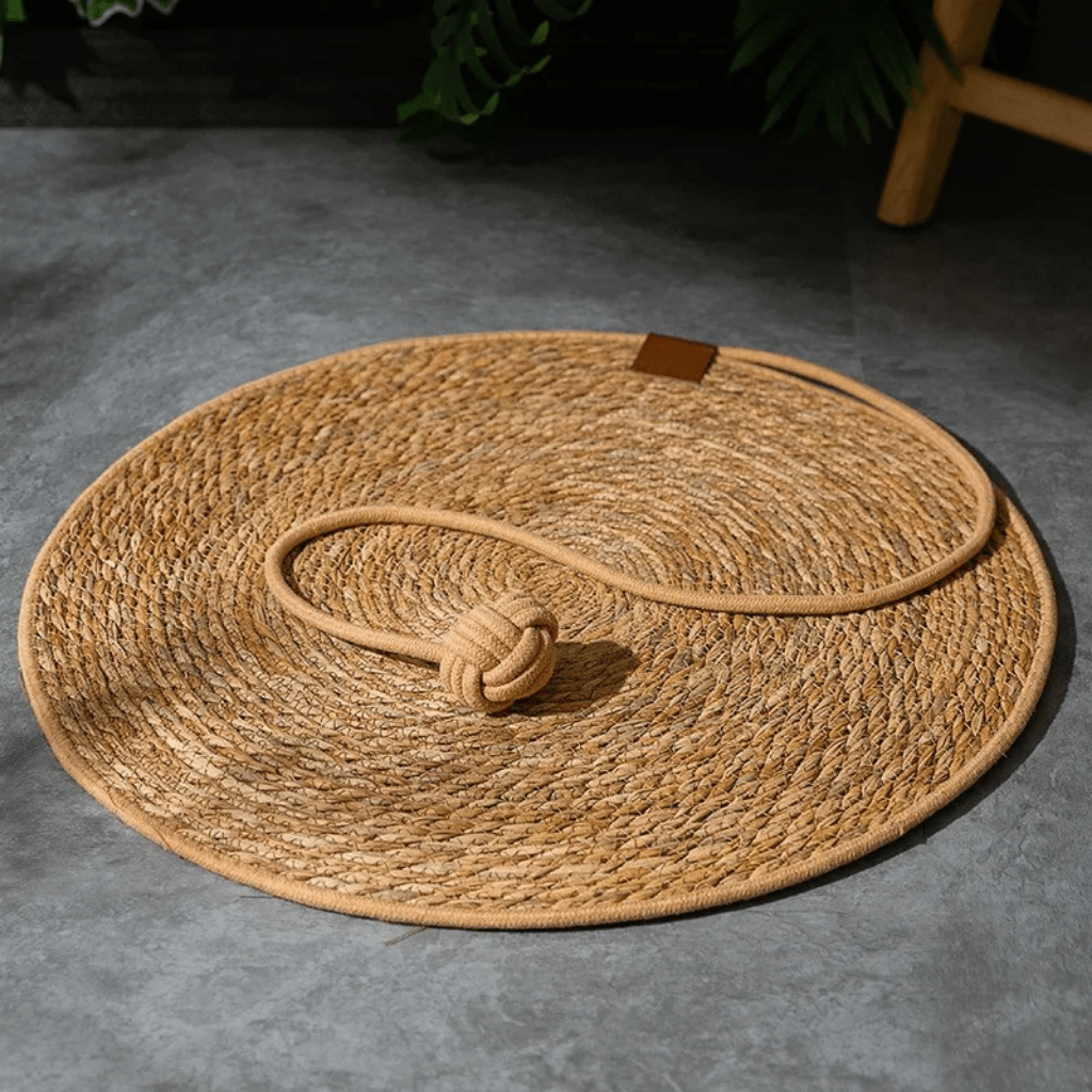 FURSHIELD – Tappetino per graffi in rattan ecologico per la sicurezza dei mobili e la cura delle unghie