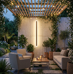 Lampada da Parete Esterno LED Moderna Impermeabile per Giardino Balcone Design Elegante