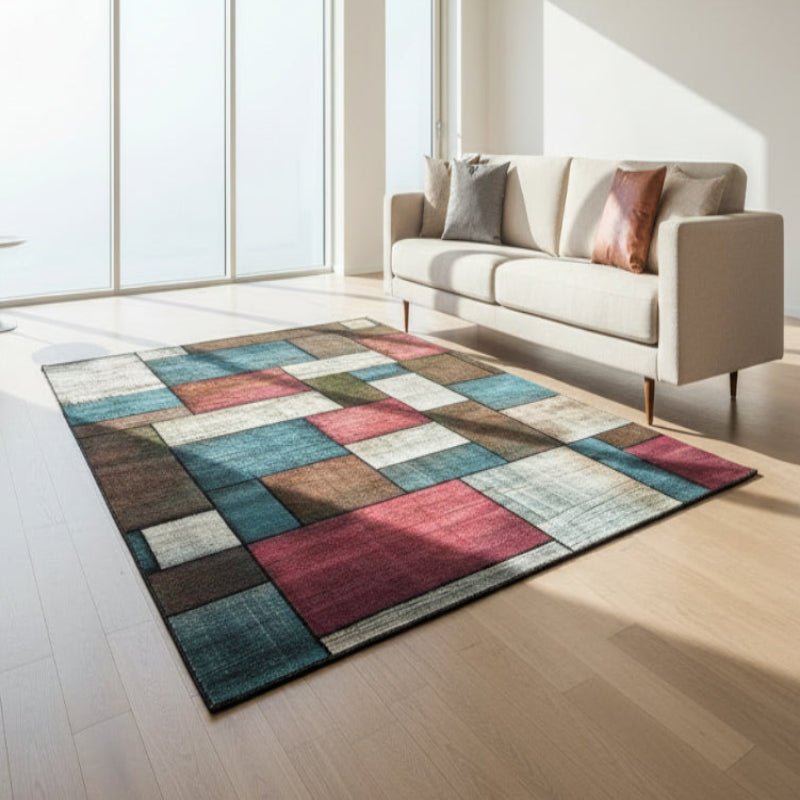 GEOMORA SOFTLY – Tappeto Area Geometrico Elegante per Comfort Morbido Antiscivolo in Casa