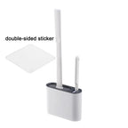 GERMFREE LOO – Spazzola per WC in silicone con supporto per una pulizia igienica