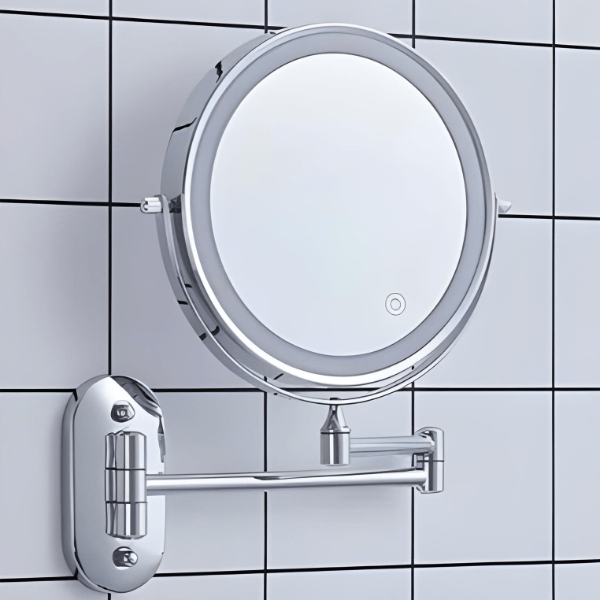 Lampada a Specchio LED GLAMLITE – Ingrandimento 5x e Illuminazione Regolabile per una Bellezza Precisa