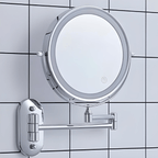 Lampada a Specchio LED GLAMLITE – Ingrandimento 5x e Illuminazione Regolabile per una Bellezza Precisa