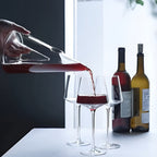 Decantatore in Vetro – Elegante Aeratore per Vino per un Gusto Pieno | Perfetto per Casa & Ospiti