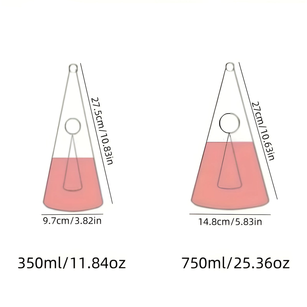Decantatore in Vetro – Elegante Aeratore per Vino per un Gusto Pieno | Perfetto per Casa & Ospiti