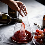 Decantatore in Vetro – Elegante Aeratore per Vino per un Gusto Pieno | Perfetto per Casa & Ospiti