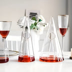 Decantatore in Vetro – Elegante Aeratore per Vino per un Gusto Pieno | Perfetto per Casa & Ospiti