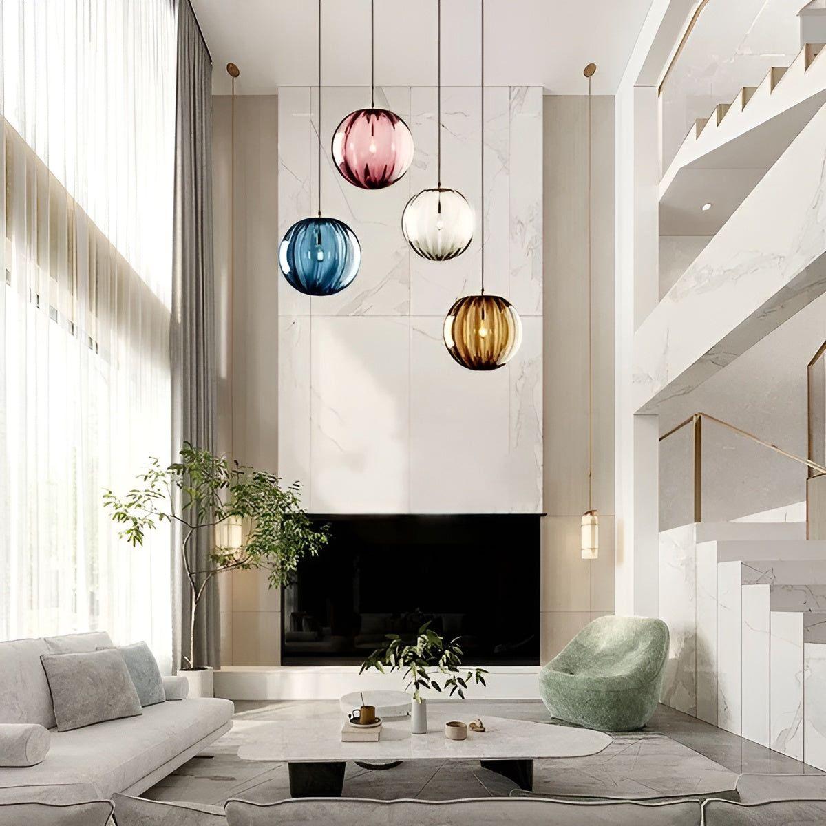 Glasball LED Sospensione – design Glasball ordic | Ambienti eleganti