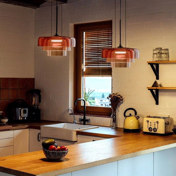 Lampada a Sospensione Moderna in Vetro Norvegese
