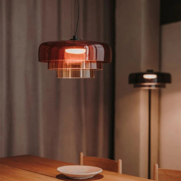 Lampada a Sospensione Moderna in Vetro Norvegese