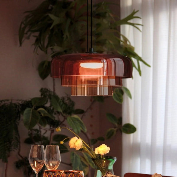Lampada a Sospensione Moderna in Vetro Norvegese