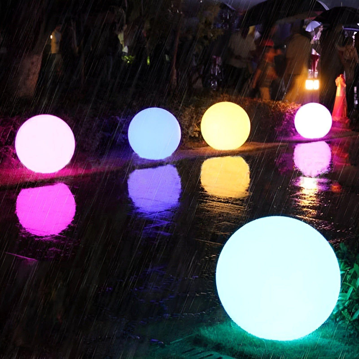 GlowBall Light - Lampada da Giardino LED Impermeabile e Cambiamento Colore