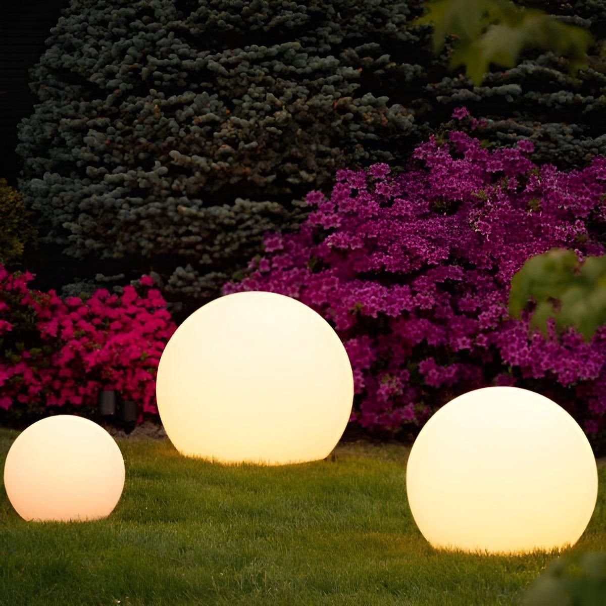 GlowBall Light - Lampada da Giardino LED Impermeabile e Cambiamento Colore