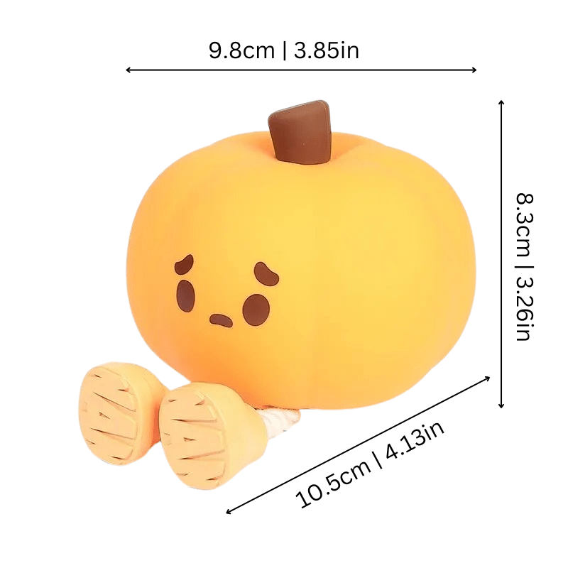 GlowBuddy – Luce Notturna a Forma di Zucca per Bambini