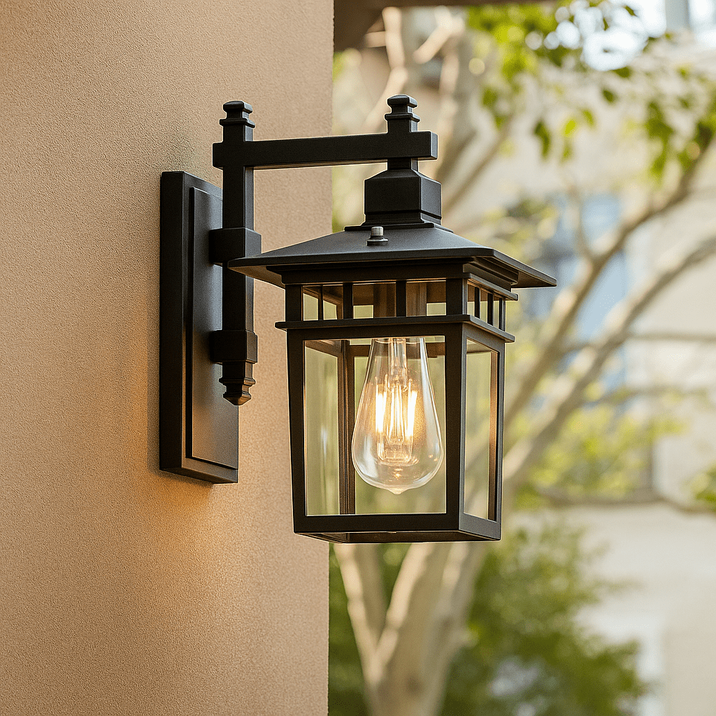 Lampada da Parete Esterno GlowGuard – Luce Regolabile e Resistente alle Intemperie per Esterni