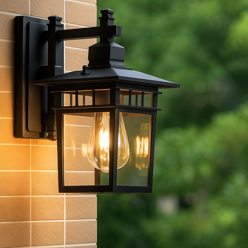 Lampada da Parete Esterno GlowGuard – Luce Regolabile e Resistente alle Intemperie per Esterni