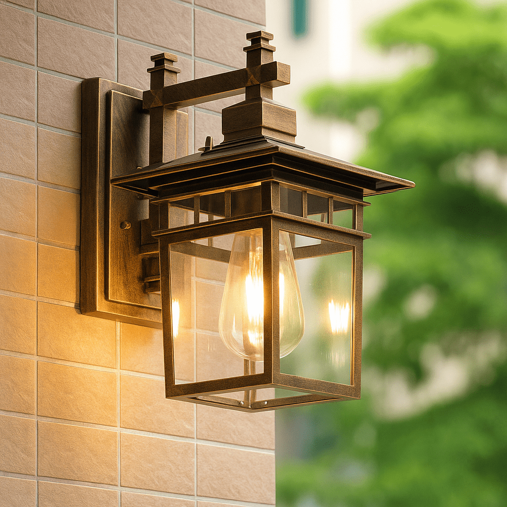 Lampada da Parete Esterno GlowGuard – Luce Regolabile e Resistente alle Intemperie per Esterni