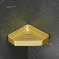 Ripiano Angolare in Oro per Bagno - Mensole per Riporre Asciugamani a Forma di Triangolo