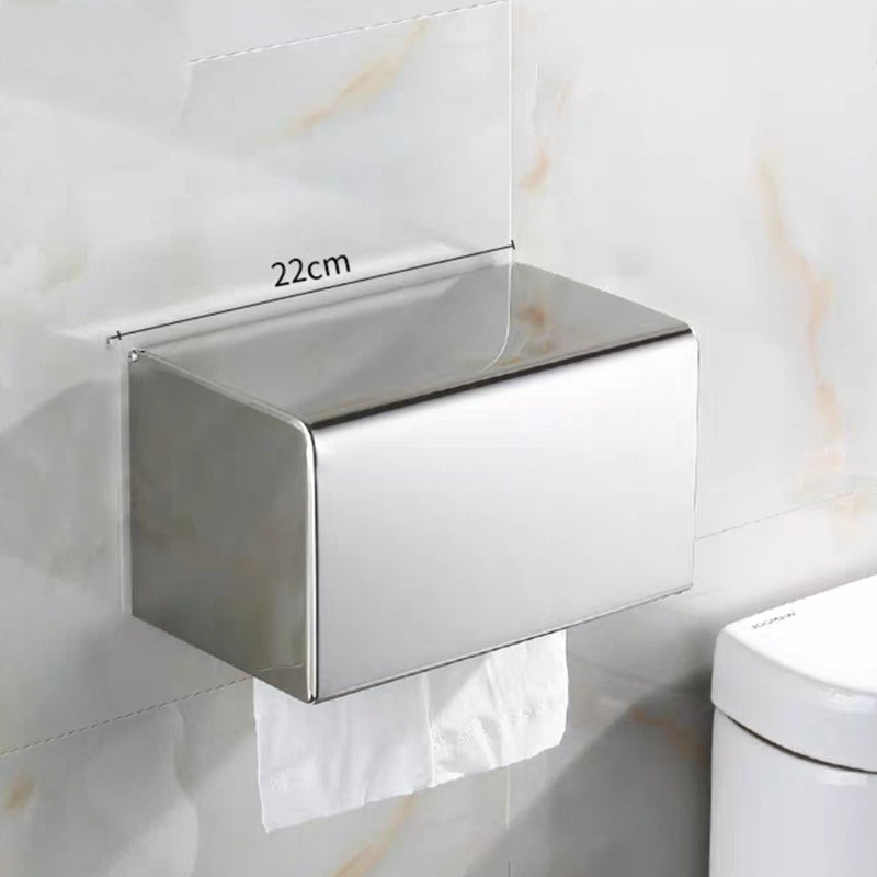 Accessorio da Bagno in Acciaio Inossidabile Oro per Scatola di Carta Igienica
