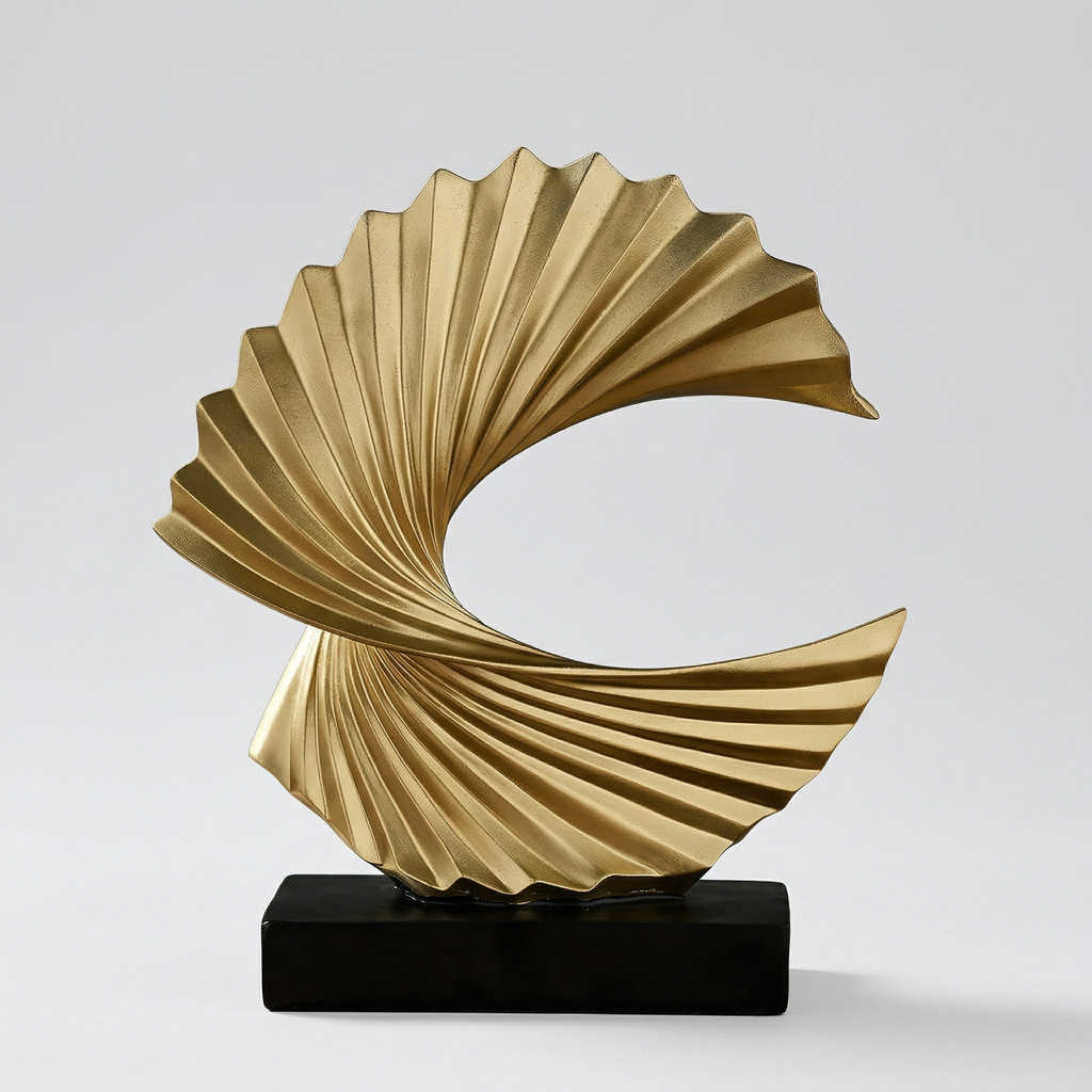 Scultura Decorativa Moderna a Mezzaluna