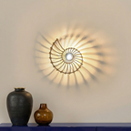 Lampada da Parete LED Decorativa Design Nautilus Moderna