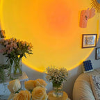 Golden Glow – Lampada Proiettore del Tramonto con 16 Colori e Testa Rotante