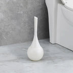 GOLDENLUXE – Spazzola per WC scolpita con design metallico elegante per bagni moderni