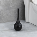 GOLDENLUXE – Spazzola per WC scolpita con design metallico elegante per bagni moderni