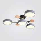 Lampada da Soffitto LED Scandinava Design Moderno Multi Luce per Soggiorno