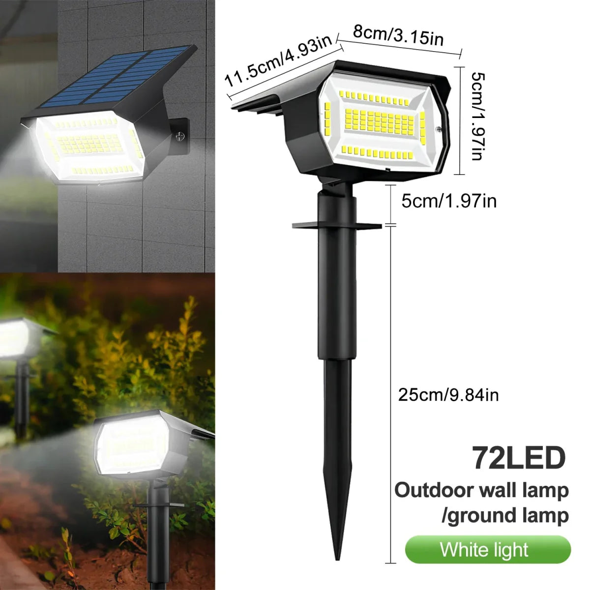 GROVELUX – Faretti Solari per Paesaggio con Luminosità Regolabile