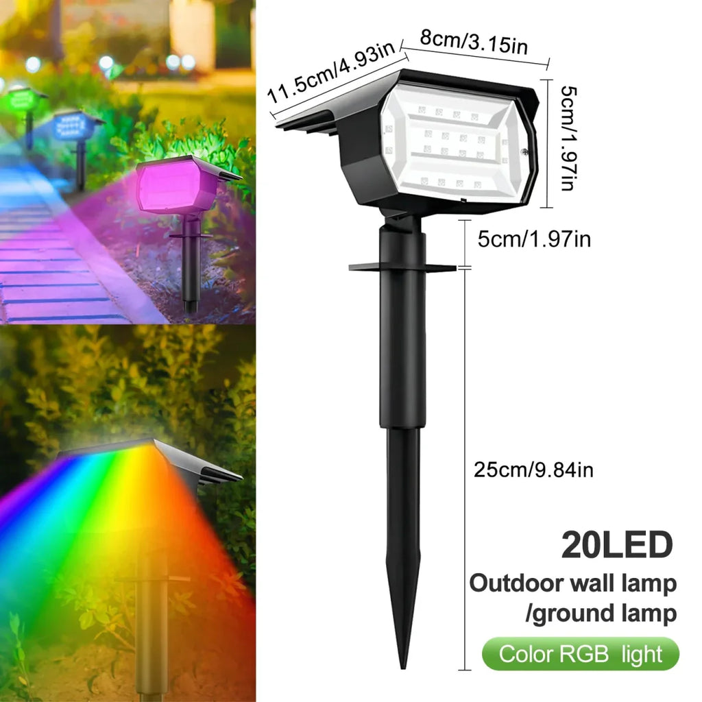 GROVELUX – Faretti Solari per Paesaggio con Luminosità Regolabile