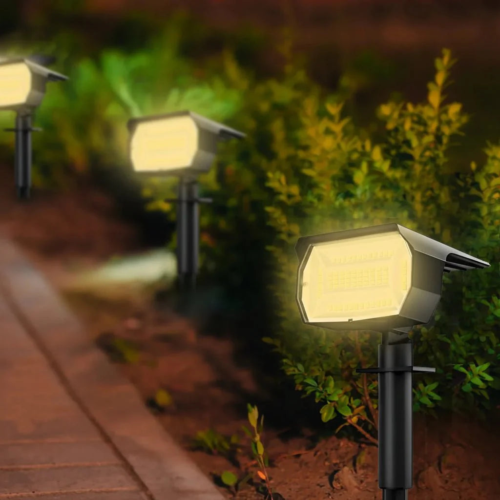 GROVELUX – Faretti Solari per Paesaggio con Luminosità Regolabile