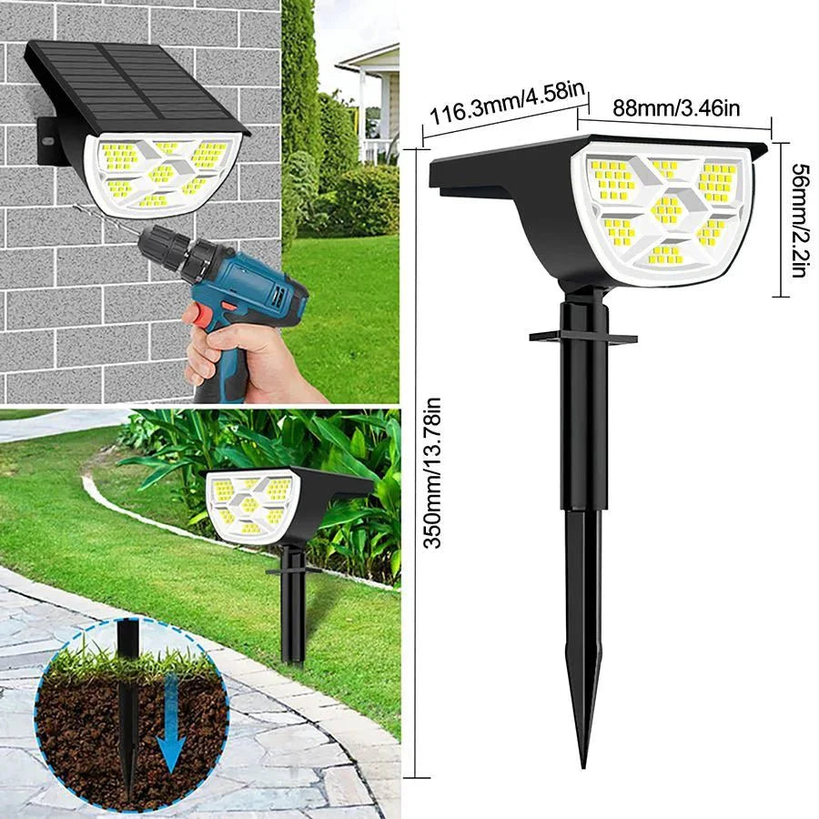 GROVELUX – Faretti Solari per Paesaggio con Luminosità Regolabile