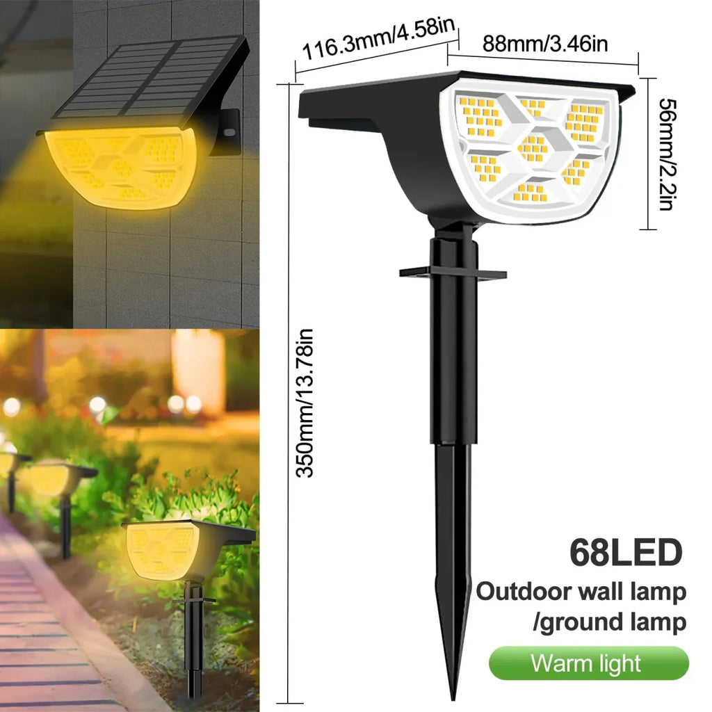 GROVELUX – Faretti Solari per Paesaggio con Luminosità Regolabile