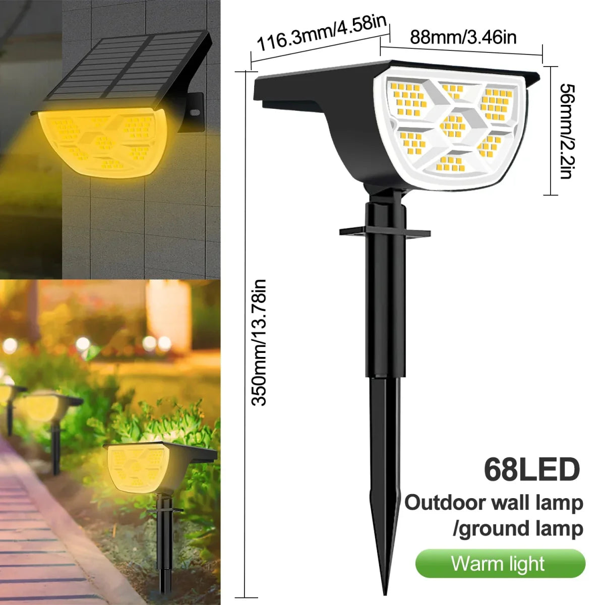 GROVELUX – Faretti Solari per Paesaggio con Luminosità Regolabile