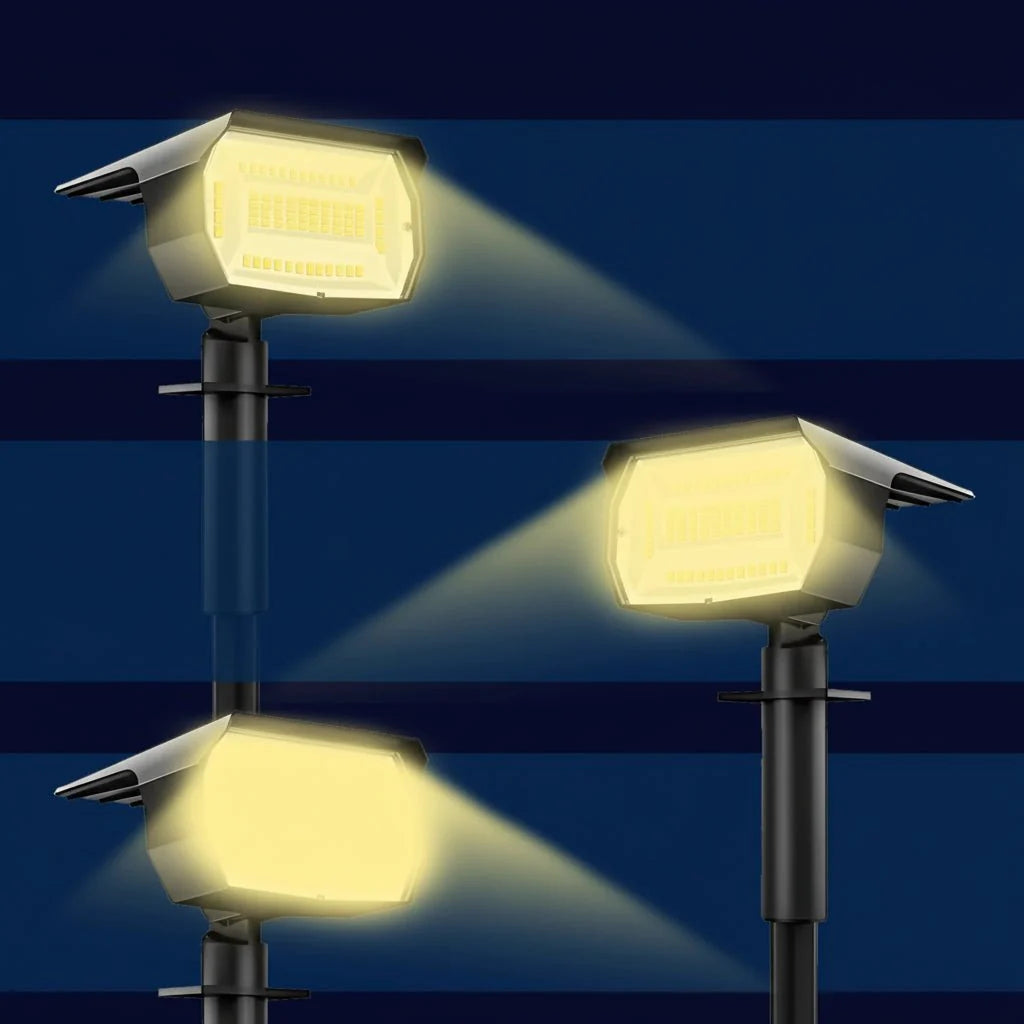 GROVELUX – Faretti Solari per Paesaggio con Luminosità Regolabile