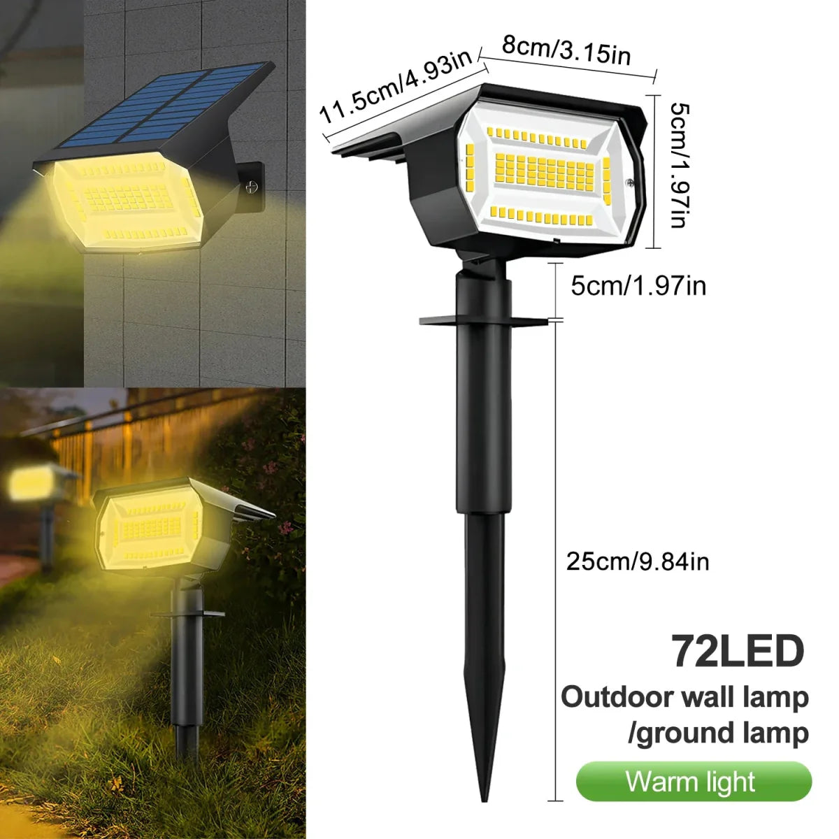 GROVELUX – Faretti Solari per Paesaggio con Luminosità Regolabile