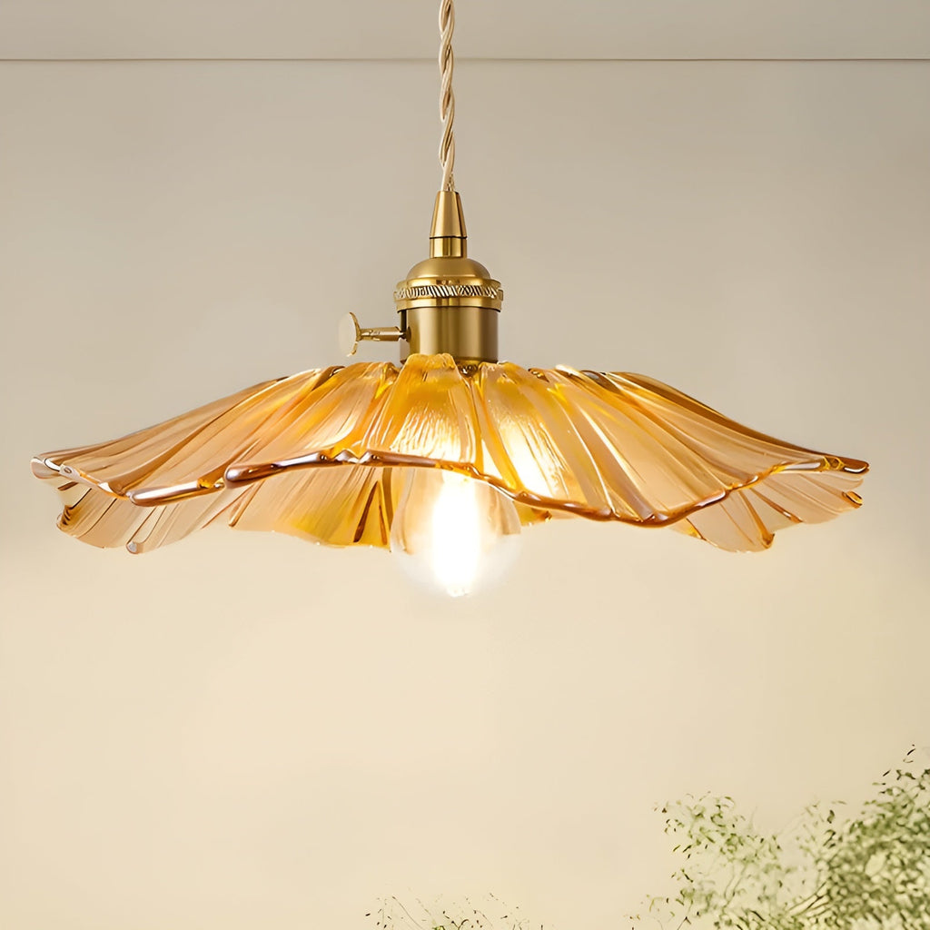 Lampada a sospensione con motivo floreale – Luce calda e design elegante | Per la tua casa