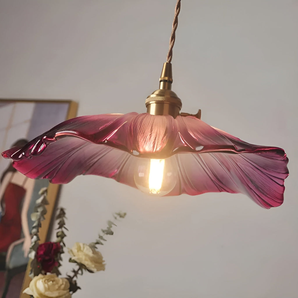 Lampada a sospensione con motivo floreale – Luce calda e design elegante | Per la tua casa