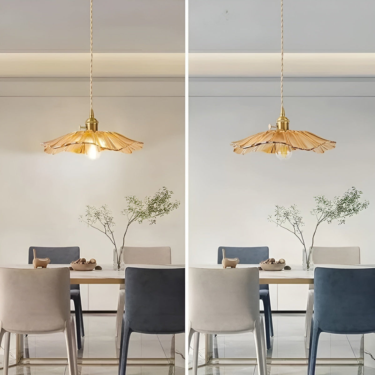 Lampada a sospensione con motivo floreale – Luce calda e design elegante | Per la tua casa