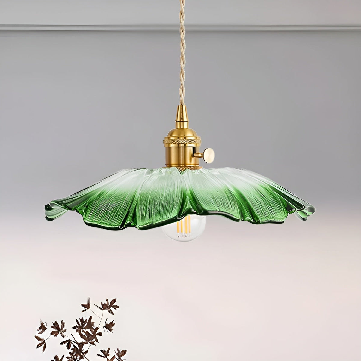 Lampada a sospensione con motivo floreale – Luce calda e design elegante | Per la tua casa