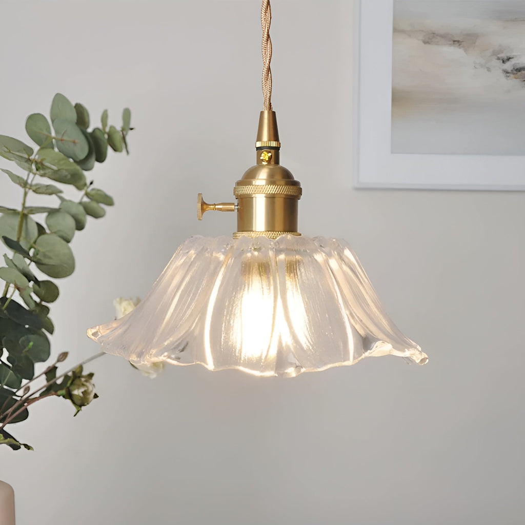 Lampada a sospensione con motivo floreale – Luce calda e design elegante | Per la tua casa