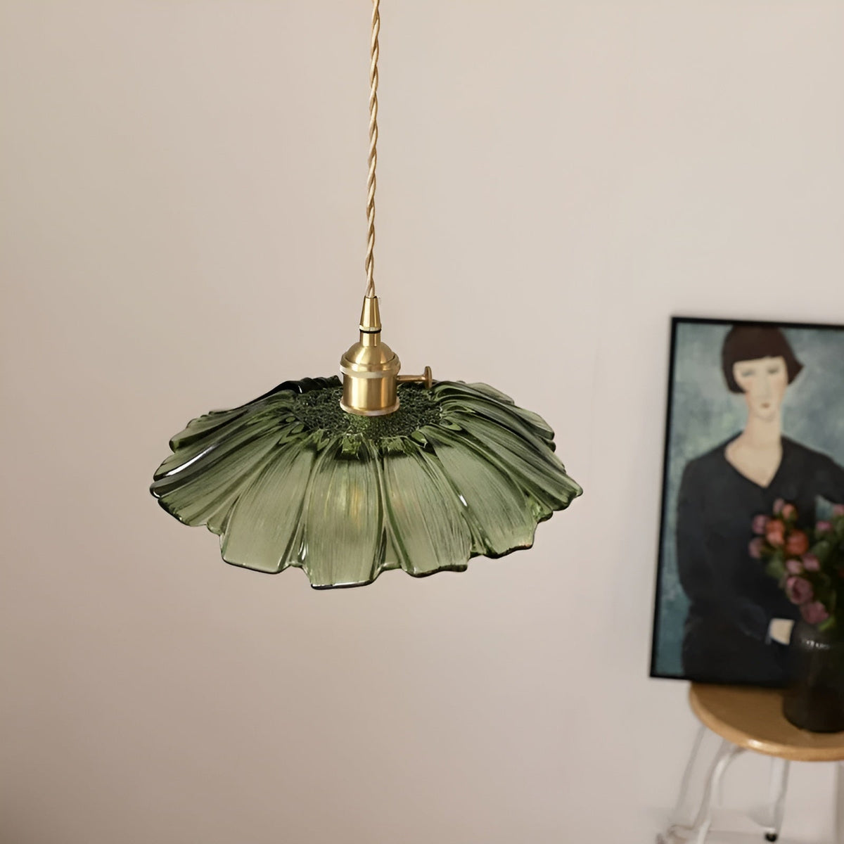 Lampada a sospensione con motivo floreale – Luce calda e design elegante | Per la tua casa