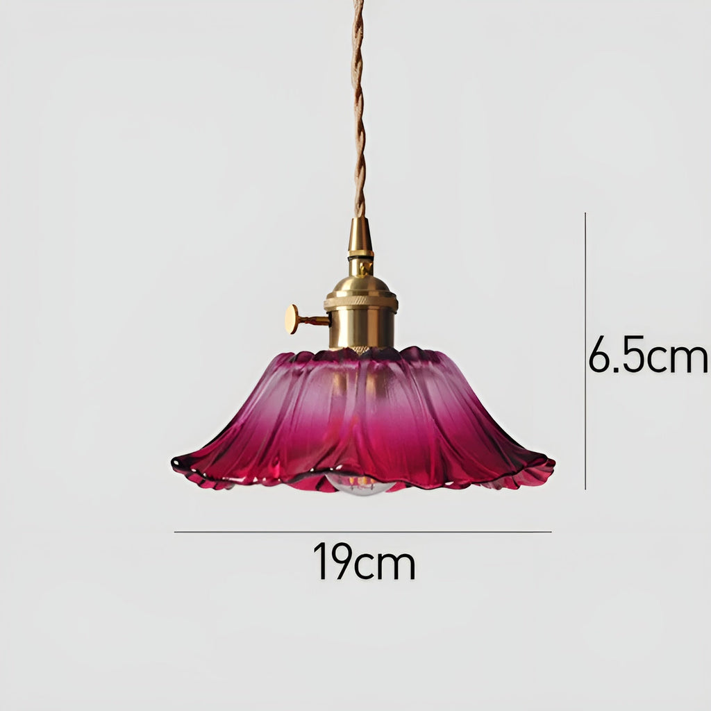 Lampada a sospensione con motivo floreale – Luce calda e design elegante | Per la tua casa