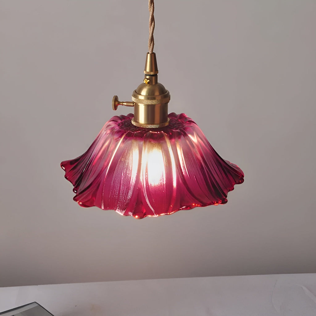 Lampada a sospensione con motivo floreale – Luce calda e design elegante | Per la tua casa