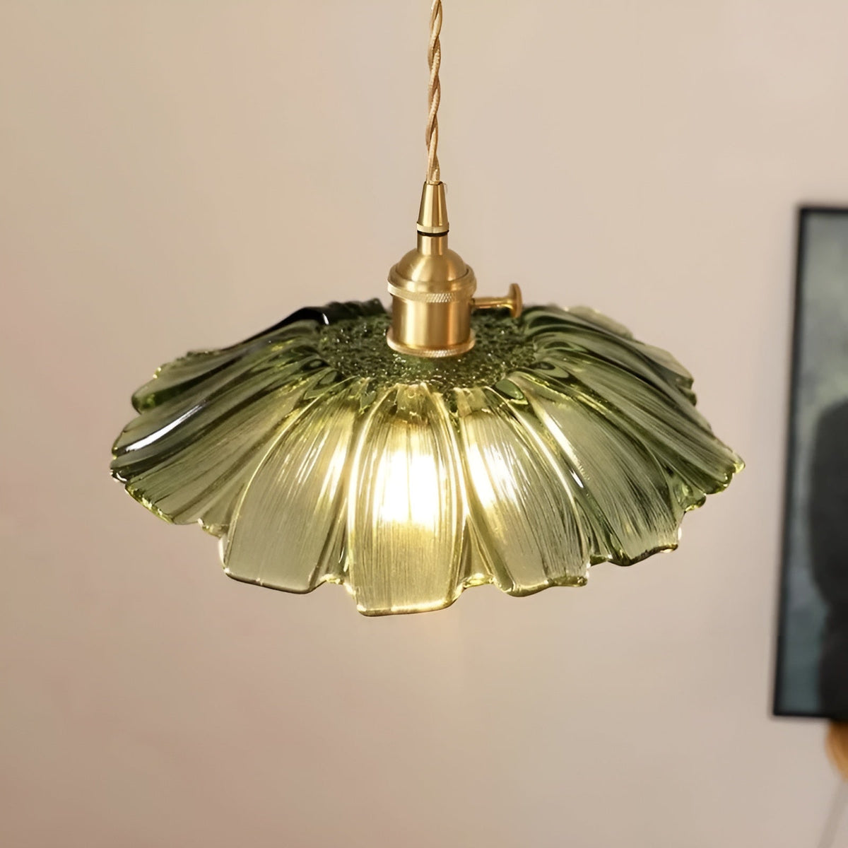 Lampada a sospensione con motivo floreale – Luce calda e design elegante | Per la tua casa