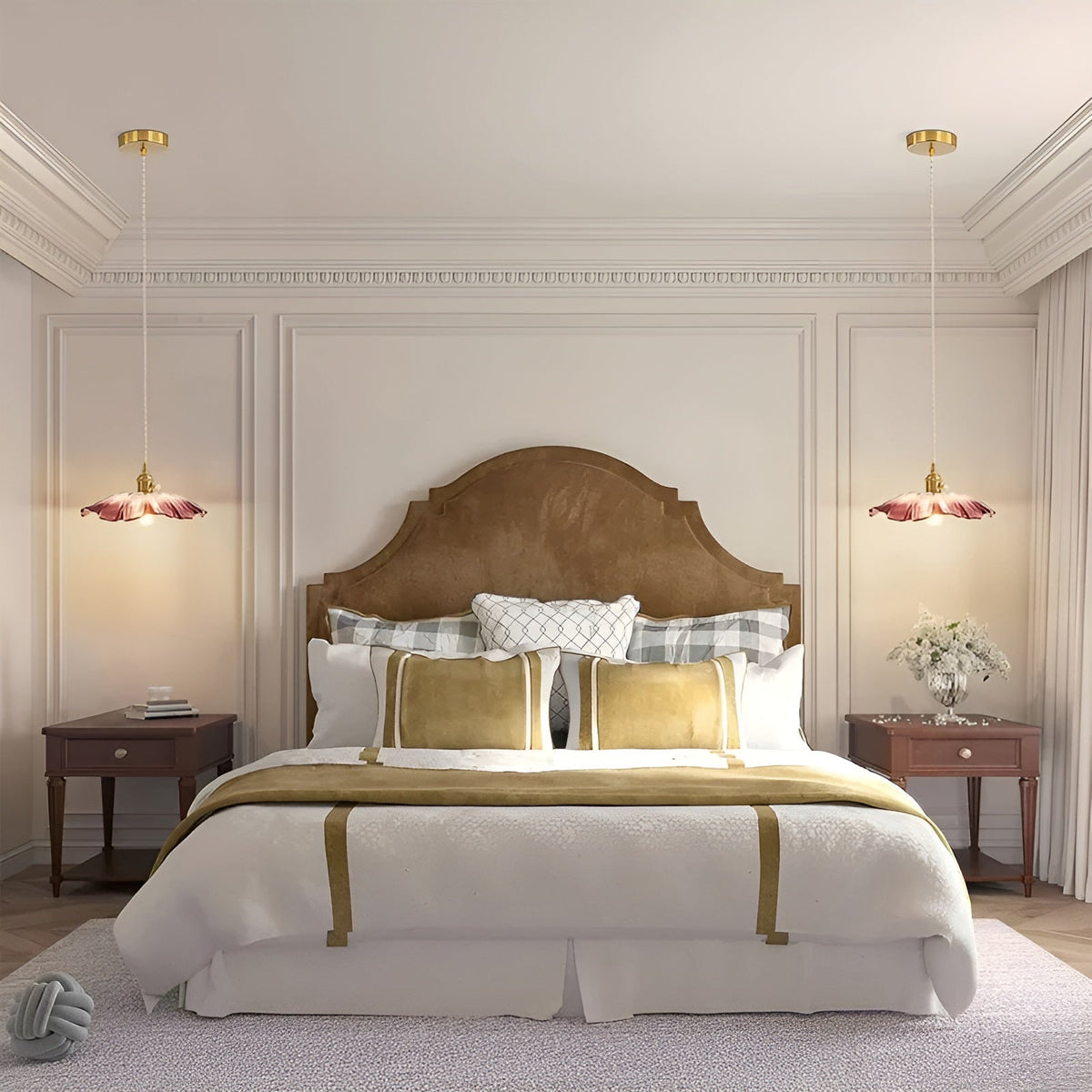 Lampada a sospensione con motivo floreale – Luce calda e design elegante | Per la tua casa