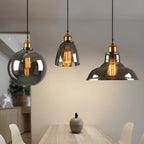 Lampada a sospensione in vetro antico – Stile vintage per un'illuminazione elegante