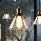 Lampada a sospensione in vetro antico – Stile vintage per un'illuminazione elegante